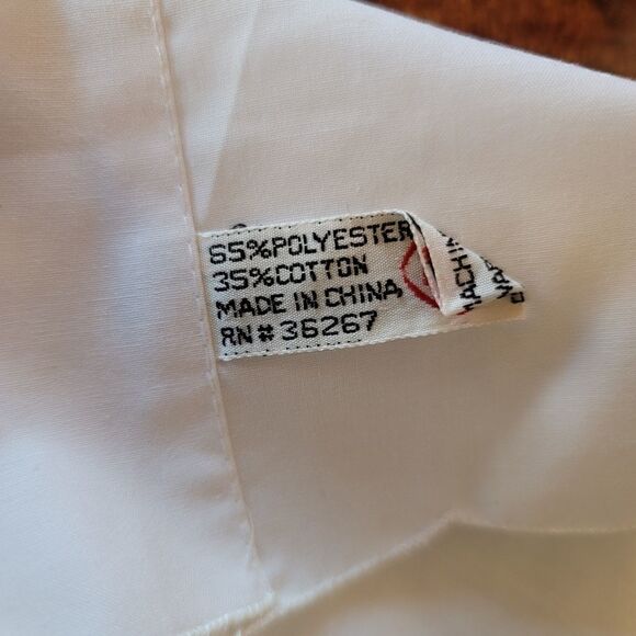 Vintage window treatment 1 single panel floral embroidery white cottagecore coun - Picture 7 of 7